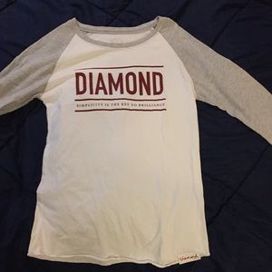 Diamond supply baseball tee